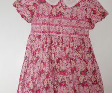 Laura Ashley smock dress, age 7 years. Similar to Little Larks.