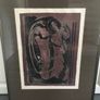 Mid Century signed lithograph " Angel With shepherd's purse" Image 2