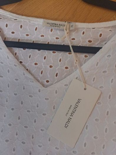 White Cotton Summer Dress - new