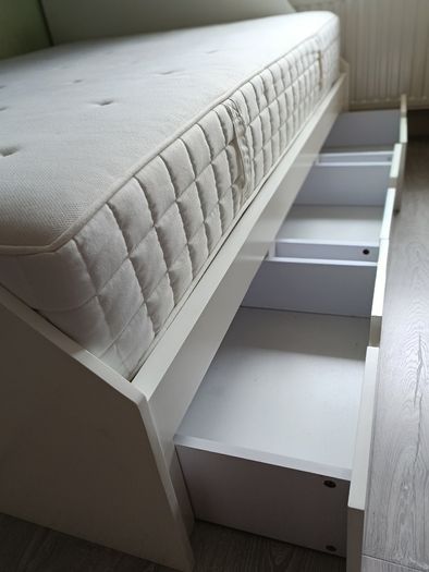 Double & Single Bunk Bed with Stairs