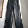 Mango faux leather trousers size uk 14 Image 4