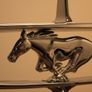 FORD 1964-1965 Mustang Pony Chrome Grill Emblem Display Muscle Car Image 2