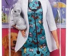New:  Barbie pet vet with kitten