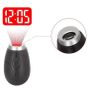 Digital Time Projection Clock Mini LED Night Light Projector Flashlight Keychain Small Portable Clock 2.5x3x4cm Image 4