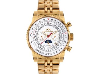 Hindenberg 120H Air Fighter, Gold, Automatic, LIMITED EDITION