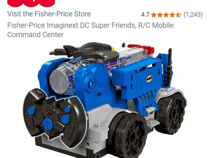 IMAGINEXT Batman RC Mobile Command Center PlaySet