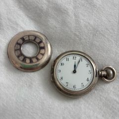 Antique Silver Half Hunter pocket watch