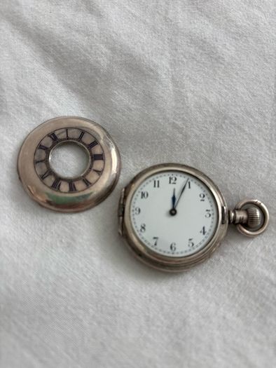 Antique Silver Half Hunter pocket watch