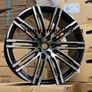 21" Inch Porsche Macan Turbo Style Alloy Wheels Gloss black polished 5x112 66.6 Image 8