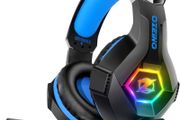 FREE EXPRESS SHIPPING Headset Stereo Surround Sound Gaming Headphones with Breathing RGB Light &amp; Adjustable Mic for PS4 PS5 PC Xbox One Laptop Mac