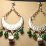 Sterling Silver Earrings and Natural Stones Image 4