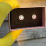 2 CT VVS1 Diamond Halo earrings Image 3