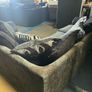 black/grey corner sofa couch Image 10
