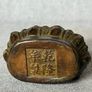 Cloisonne Guanyin Sitting On A Lotus Throne - Enameled  Bronze, Signed Image 7