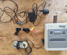 Nintendo SNES SNSP-001A UKV PAL Console and Controller Faulty / For Repair