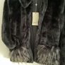 jacket Bnwt black fur jacket yumi brand size 10 Image 4