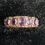 9 ct gold beautiful Amethyst ring Image 7
