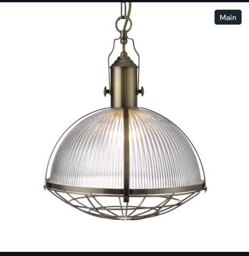 Searchlight 7601AB - Pendant ceiling light - industrial style cage