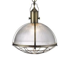 Searchlight 7601AB - Pendant ceiling light - industrial style cage