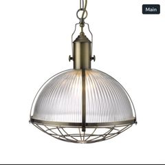 Searchlight 7601AB - Pendant ceiling light - industrial style cage