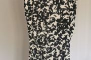 H&amp;M black and white midi