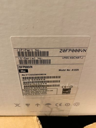Apple iMac, 24" Desktop Computer