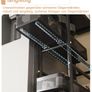 Brand New Metal Kitchen Cart Narrow with Pull-Out Drawers Image 4