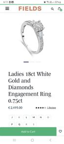 white gold solitaire engagement ring