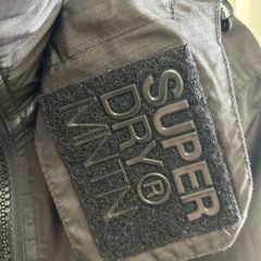 Superdry Mountain SD-Windcheater Hooded Jacket Black Size L Triple Zip