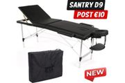 Portable Massage Table Folding Spa Beauty Therapy Bed Black