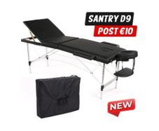 Portable Massage Table Folding Spa Beauty Therapy Bed Black
