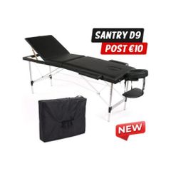 Portable Massage Table Folding Spa Beauty Therapy Bed Black