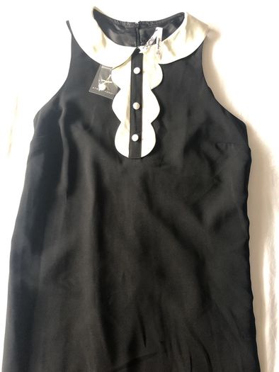Black Dress white insert BNWT
