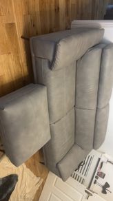 2 seater sofa, 3 seater sofa and foot rest