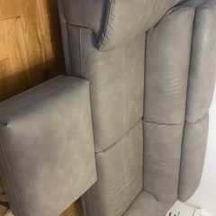2 seater sofa, 3 seater sofa and foot rest