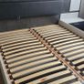 Bed frame matress and side console Image 4