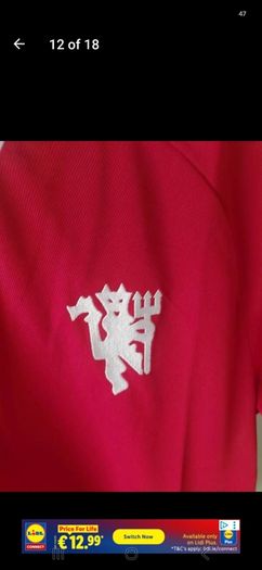 Manchester United retro addidas originals T-shirt