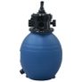 Pool Sand Filter with 4 Position Valve Blue 300 mm Image 5