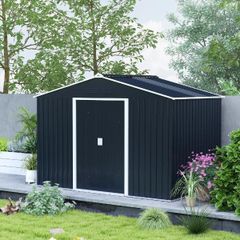 Shed with Sliding Doors