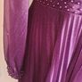 Lorensa Evening Dress Full Length Ball Gown Long Sleeves Lined Purple Size UK12 CAN POST Image 6