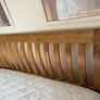 Solid Oak Sleigh King Size Bed Image 3
