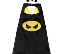 Wolverine Logan Avengers Superhero Capes for Kids Children Halloween Cool Halloween Costume Cosplay Festival Party Supplies Favors Dress Up for 3-12 Year Old Boys Girls