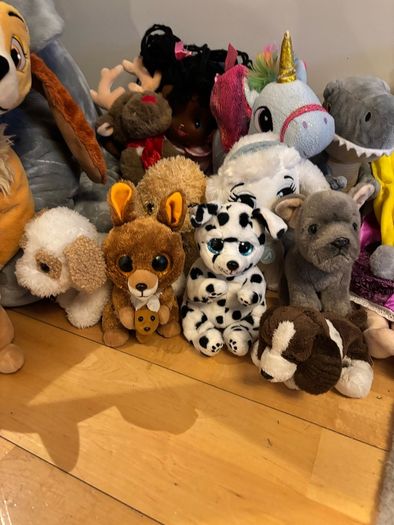 Collection of soft toys