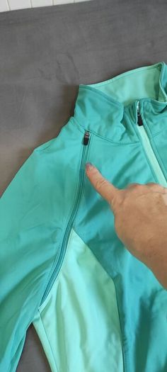 CRIVIT Womens Green Jacket Size 14-16 Zip
