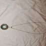 Sterling silver locket pendant on chain Image 3
