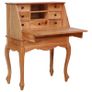 Secretary Desk 78x42x103 cm Solid Mahogany Wood Image 2