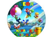 super mario personalised edible cake topper 7'