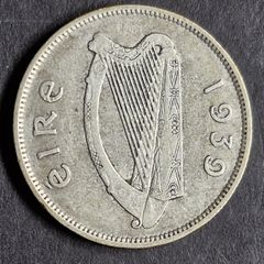 Ireland 1939 Silver Florin