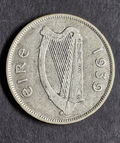 Ireland 1939 Silver Florin