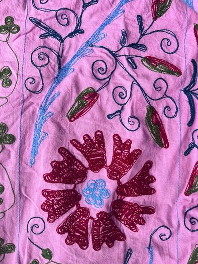 Hand embroidered Suzani Bedspreads / Throws (various colours)